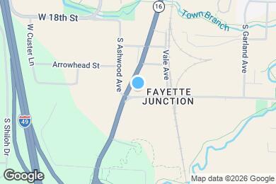 Map image of the property - The Luxury Flats on Razorback