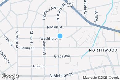 Map image of the property - 204 S Saint John St