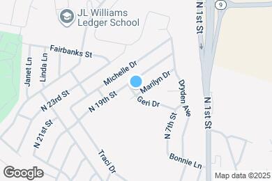Map image of the property - 901 Marilyn Dr