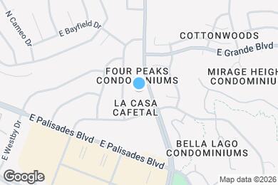 Map image of the property - 13636 N Saguaro Blvd