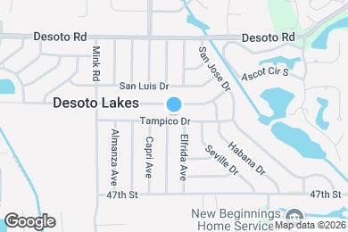 Map image of the property - 3959 Tampico Dr