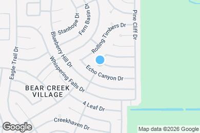 Map image of the property - 15727 Cascade Point Dr