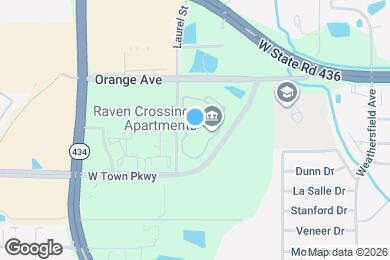 Map image of the property - Raven Crossings Apartments