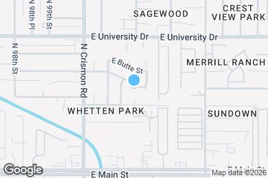 Map image of the property - 10125 E Billings St