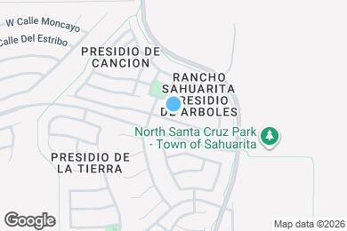 Map image of the property - 307 E Camino Limon Verde