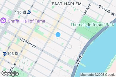 Map image of the property - 320 E 109th St