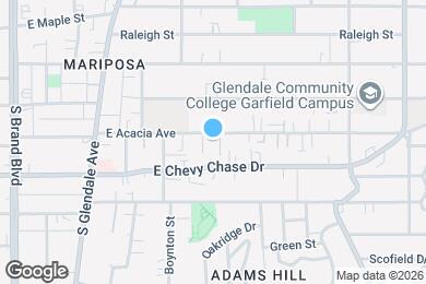 Map image of the property - 620 E Acacia Ave