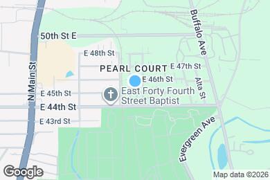 Map image of the property - 349 E 45th St