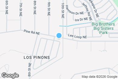Map image of the property - 709 Loma Pinon Loop NE