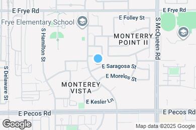 Map image of the property - 790 E Saragosa St