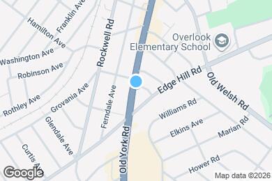 Map image of the property - 1577 Old York Rd