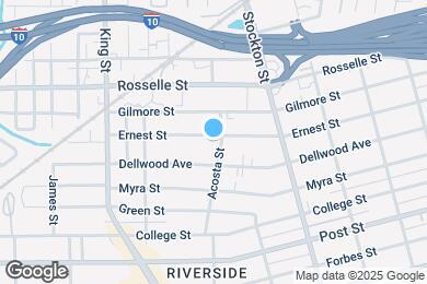 Map image of the property - 734 Acosta St