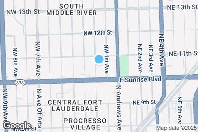 Map image of the property - 1030 NW 2nd Ave