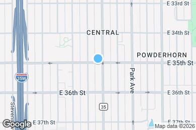 Map image of the property - 3500 Portland Ave S