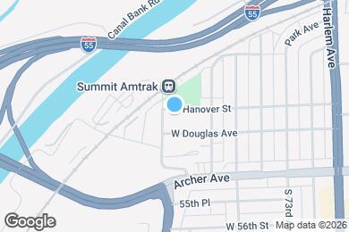 Map image of the property - 7535 W Hanover St