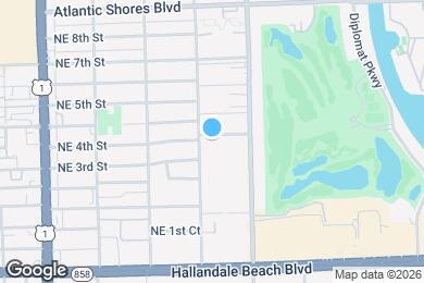 Map image of the property - 320 NE 12th Ave