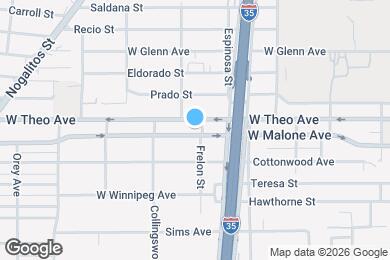 Map image of the property - 707 W Malone Ave