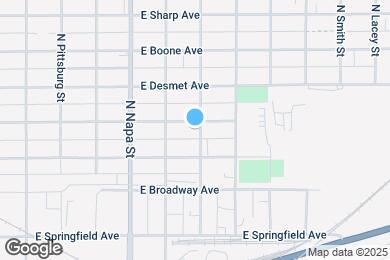 Map image of the property - 2132 E Cataldo Ave
