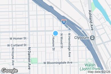 Map image of the property - 1939 N Honore St