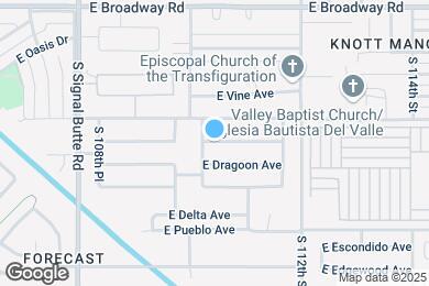 Map image of the property - 11105 E Catalina Ave