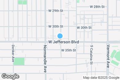 Map image of the property - 1431 W Jefferson Blvd