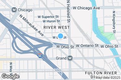 Map image of the property - 855 W Erie St