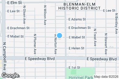 Map image of the property - 2416 E Mabel St