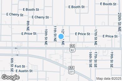 Map image of the property - 105 12th St NE