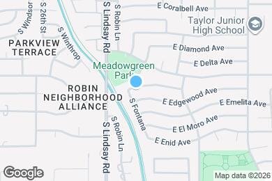 Map image of the property - 2853 E Escondido Ave