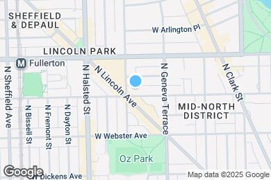 Map image of the property - 646 W Belden Ave