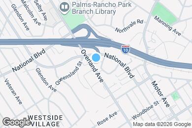 Map image of the property - 3128 Overland Ave