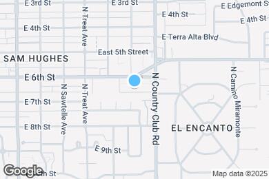 Map image of the property - 3020 E 6th St