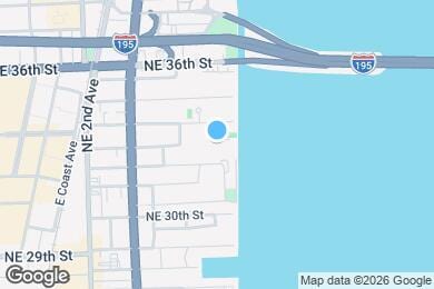 Map image of the property - 3301 NE 5th Ave