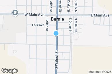 Map image of the property - 301 S Walnut St