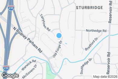 Map image of the property - 1411 Old Forge Dr