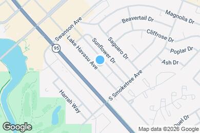 Map image of the property - 256 Lake Havasu Ave