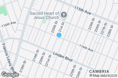 Map image of the property - 116-01 221st St