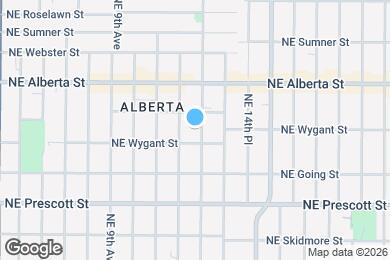 Map image of the property - 4823 NE 13th Ave