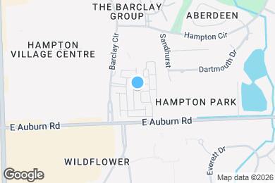 Map image of the property - 863 Barclay Cir