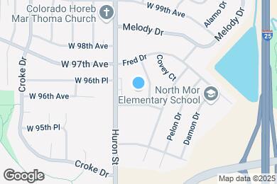 Map image of the property - 707 W 96th Ave