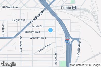 Map image of the property - 219 Eastern Ave