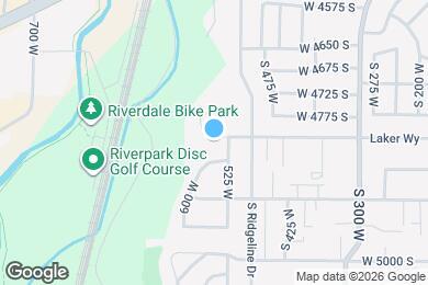 Map image of the property - 557 W 4800 S