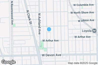 Map image of the property - 6535 N Bosworth Ave