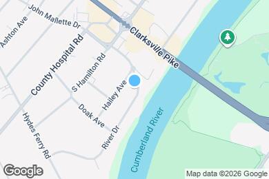 Map image of the property - 1829 River Dr