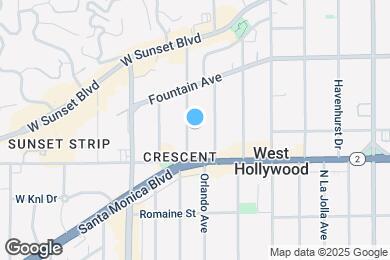 Map image of the property - 1200 N Olive Dr