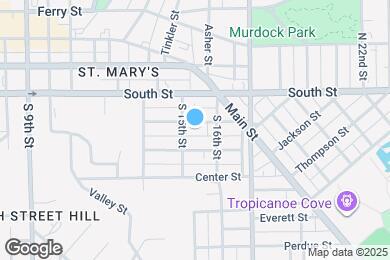 Map image of the property - 1513 Alabama St