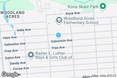 Map image of the property - 8205 Galveston Ave