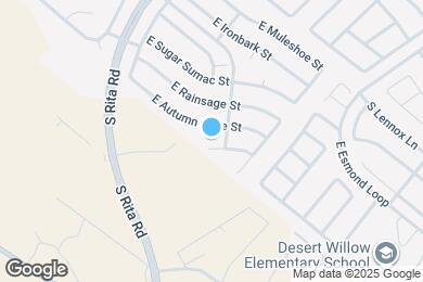 Map image of the property - 9069 E Lippia St