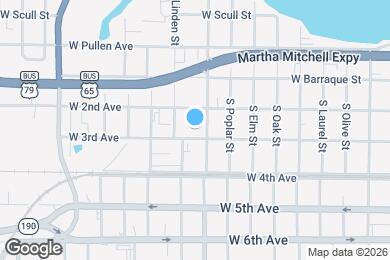 Map image of the property - 1109 W 3rd Ave