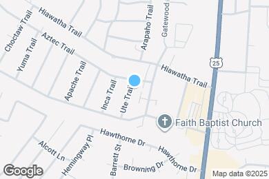 Map image of the property - 1110 Ute Trail